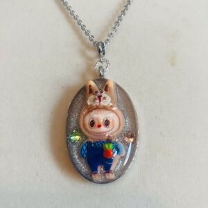 Handmade Kawaii “Labubu” Pendant Necklace